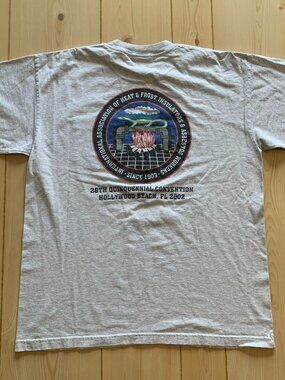 Vintage Y2K Union International Association of Heat Frost Insulators T-Shirt XL